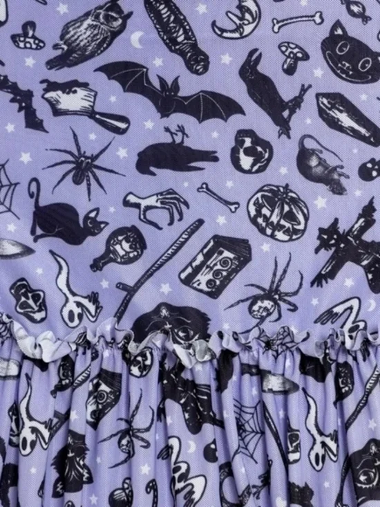 Fright Night Sweet Tie Short Dress - Picture 3 of 3